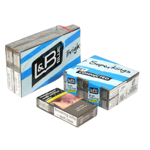 Lambert & Butler Blue Bright Superking - 10 Packs of 20 Cigarettes (200 ...