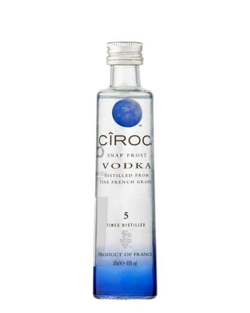 Ciroc Snap Frost Vodka Miniature, & Beer Collection - | cl Rare | | BottleBasket 5 Whiskey Wine