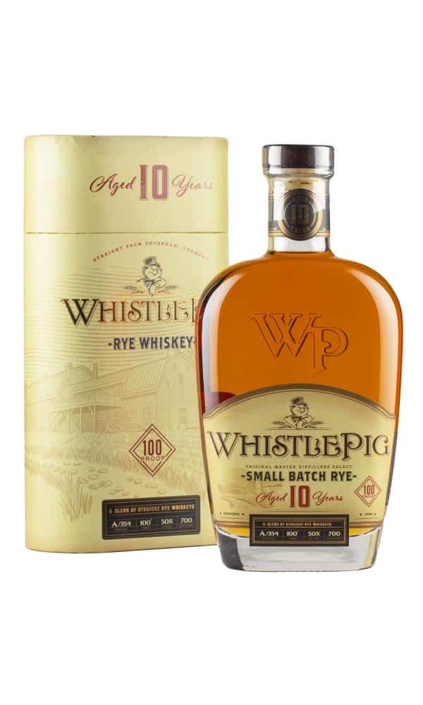 WhistlePig 10 Years Old Rye Whisky Gift Box 70cl - BottleBasket | Rare ...