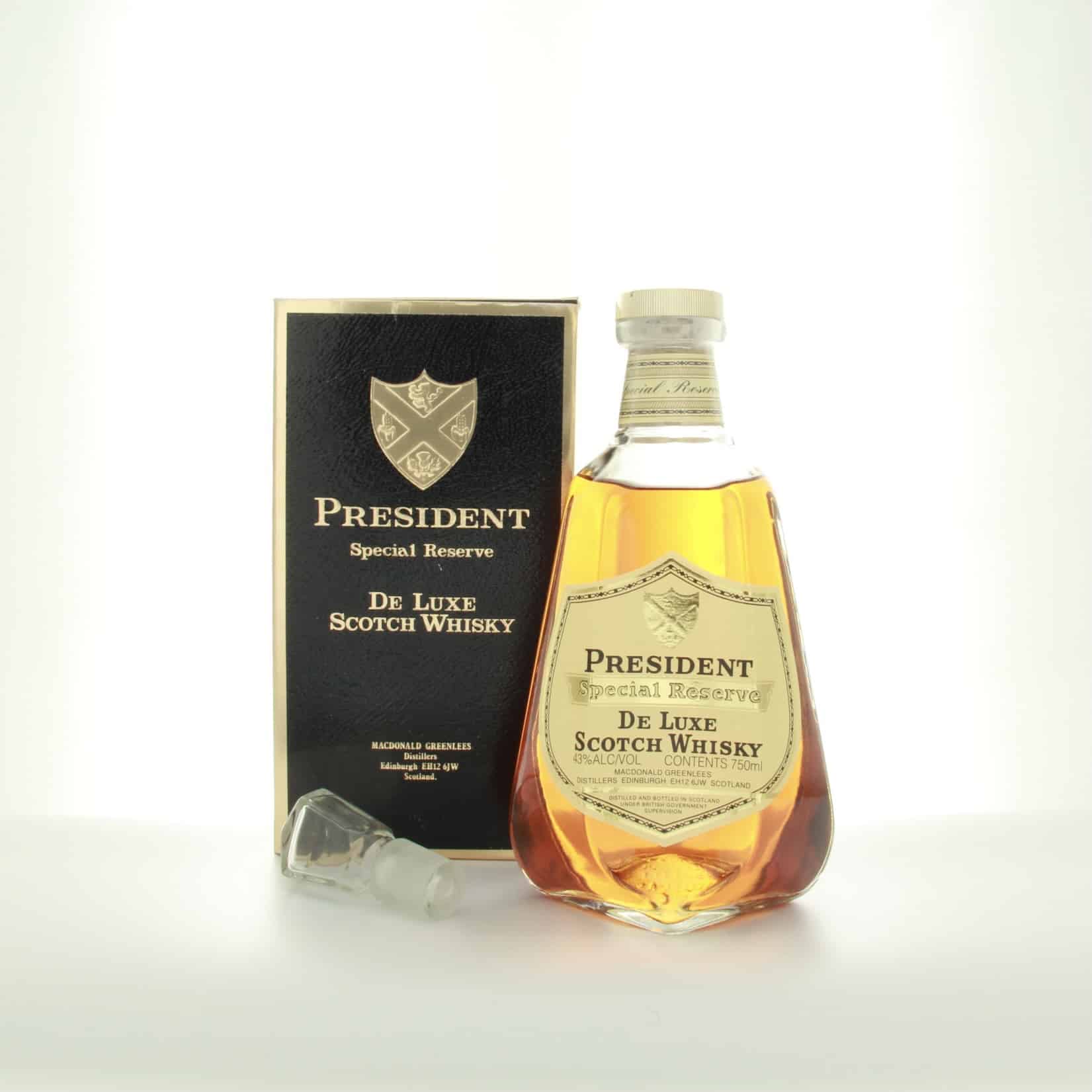 President Special Reserve De Luxe, 75cl / 43% - BottleBasket