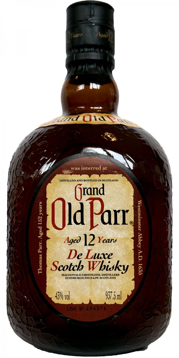 Grand Old Parr 12 Year Old 1980s, 75cl