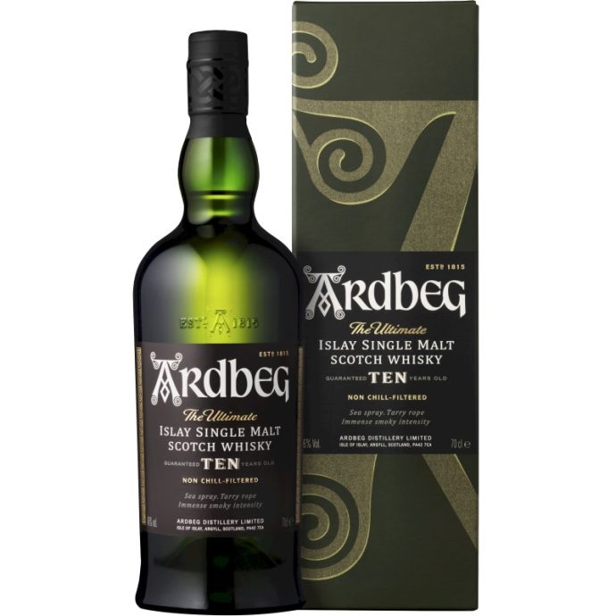 Ardbeg 10 Year Old Islay Single Malt Scotch Whisky 70cl