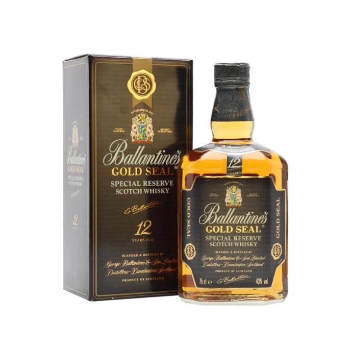 Ballantine’s 12 Year Old Gold Seal Blended Scotch Whisky 1980’s Bottling 75cl Ballantine’s 12 Year Old Gold Seal Blended Scotch Whisky 1980’s Bottling 75cl