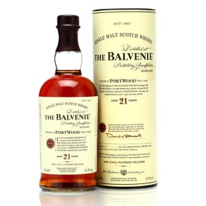Balvenie 21 Year Old PortWood Finish Non Chill-Filtered Release Single Malt Scotch Whisky 70cl