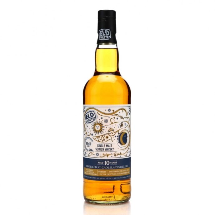Caol Ila 10 Year Old Svenska Eldvatten 2011 Release Single Malt Scotch Whisky 70cl