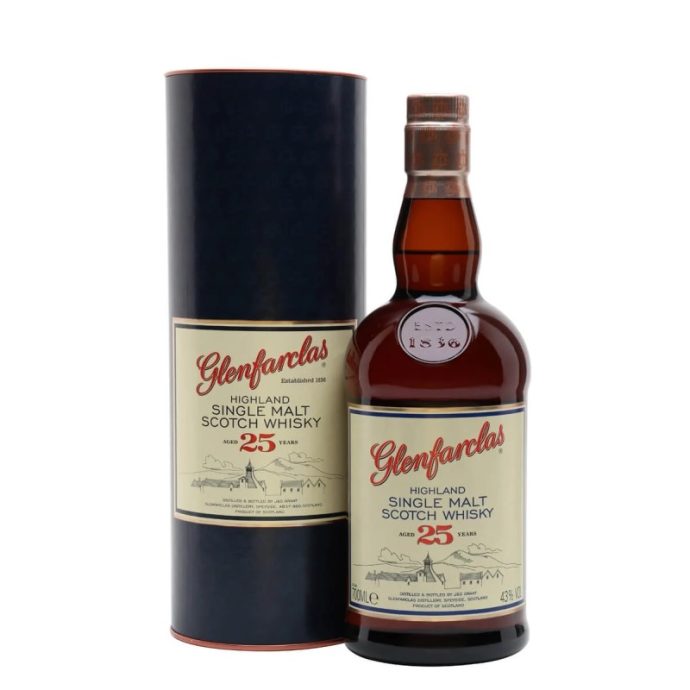 Glenfarclas 25 Year Old Highland Single Malt Scotch Whisky 70cl