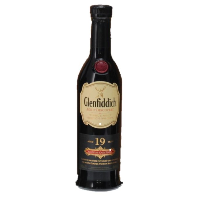 Glenfiddich 19 Year Old Age Of Discovery Red Wine Cask Finish Single Malt Scotch Whisky 20cl
