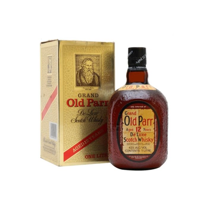 Grand Old Parr 12 Year Old De Luxe Scotch Whisky 1980’s Bottling 1L