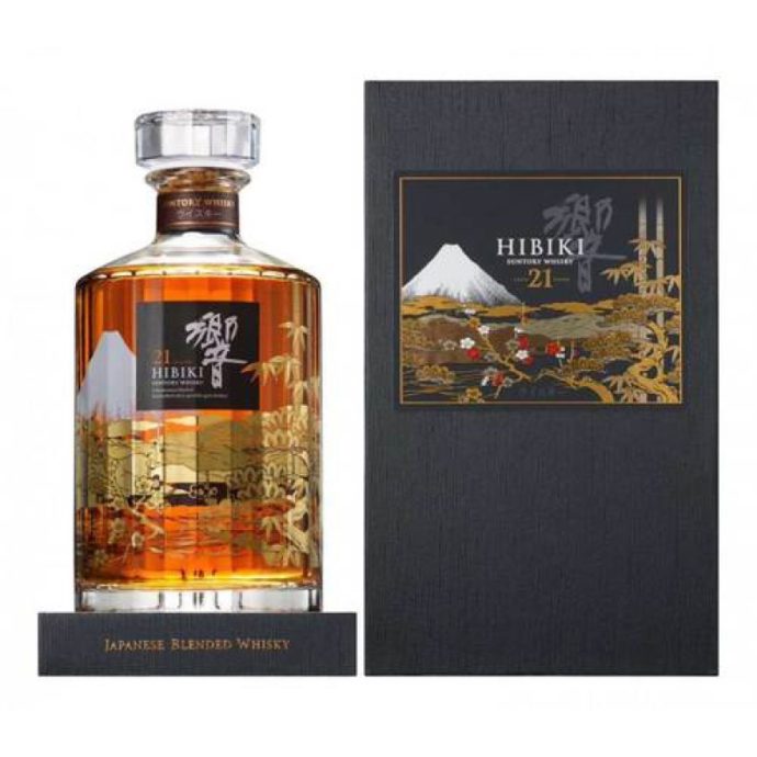 Hibiki 21 Year Old Mount Fuji Limited Edition Japenese Blended Whisky 70cl