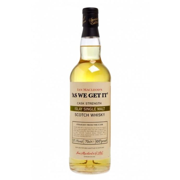 Ian Macleod’s ‘As We Get It’ Cask Strength Islay Single Malt Scotch Whisky 70cl