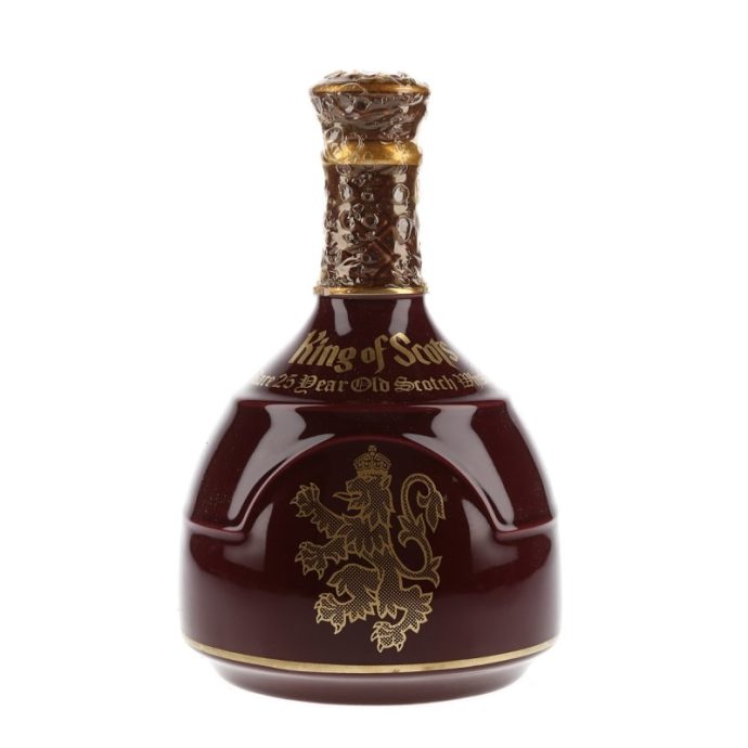 King of Scots 25 Year Old Blended Scotch Whisky Decanter 70cl