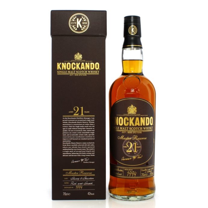 Knockando 21 Year Old 1994 Master Reserve Speyside Single Malt Scotch Whisky 70cl