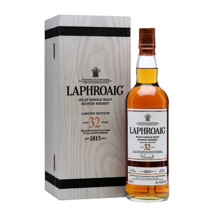 Laphroaig 32 Year Old Islay Single Malt Scotch Whisky 70cl