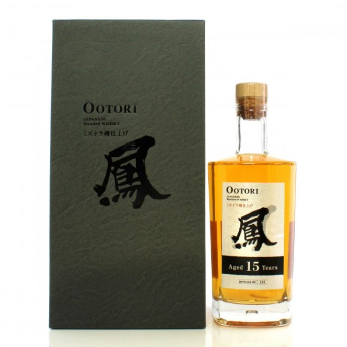 Ootori 15 Year Old Japanese Blended Whisky 70cl