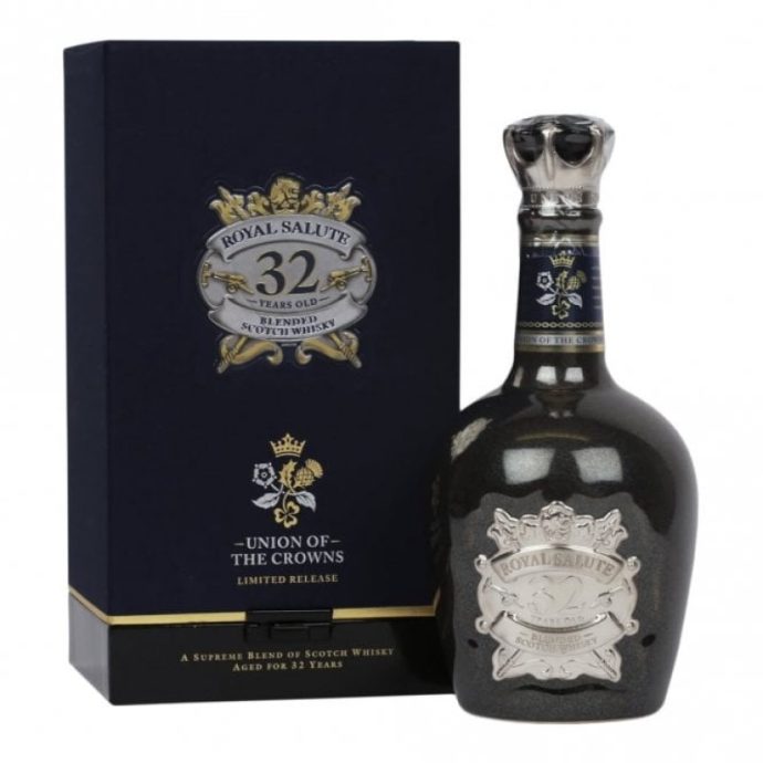 Royal Salute 32 Year Old Union Of The Crowns Limited Release Blended Scotch Whisky 50cl
