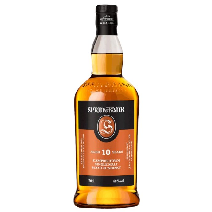Springbank 10 Year Old Single Malt Scotch Whisky 70cl
