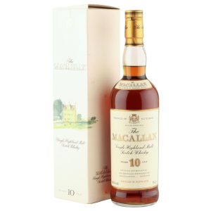 The Macallan 10 Year Old Single Highland Malt Scotch 1980’s Bottling Whisky 75cl