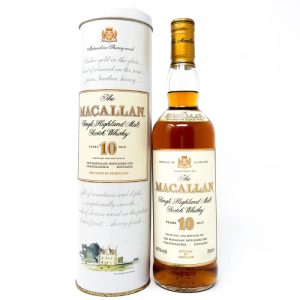The Macallan 10 Year Old Single Highland Malt Scotch 1990’s Bottling Whisky 70cl