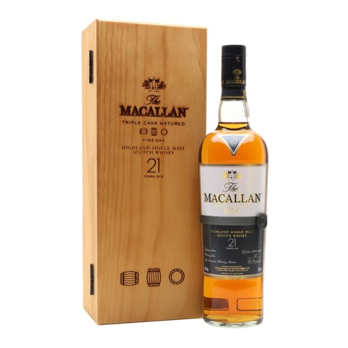 The Macallan 21 Year Old Fine Oak Highland Single Malt Scotch Whisky 70cl