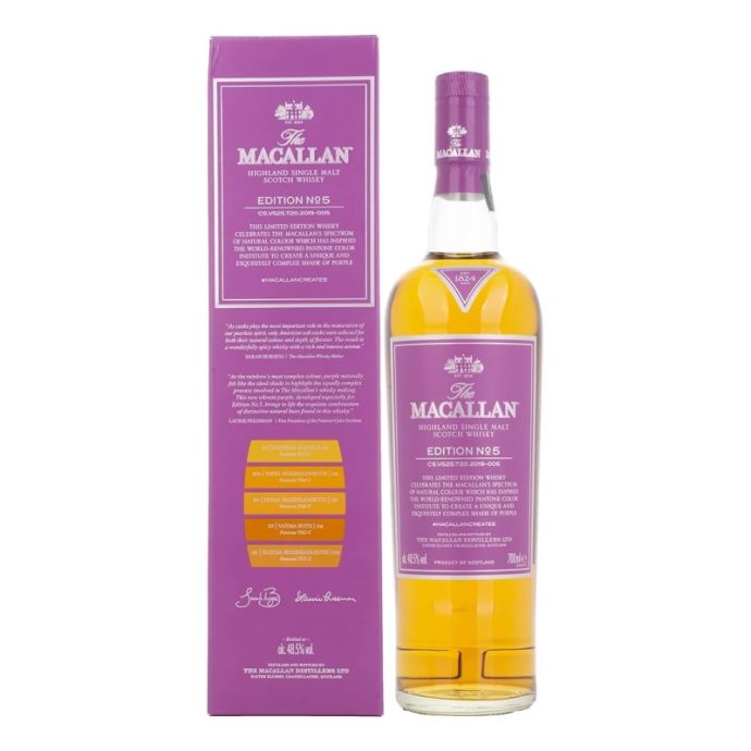 The Macallan Edition No. 5 Highland Single Malt Scotch Whisky 70cl The Macallan Edition No. 5 Highland Single Malt Scotch Whisky 70cl