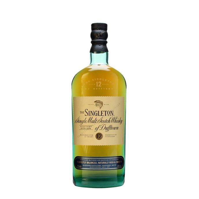The Singleton Of Dufftown 12 Year Old Traditionally Batch Distilled Single Malt Scotch Whisky 70cl