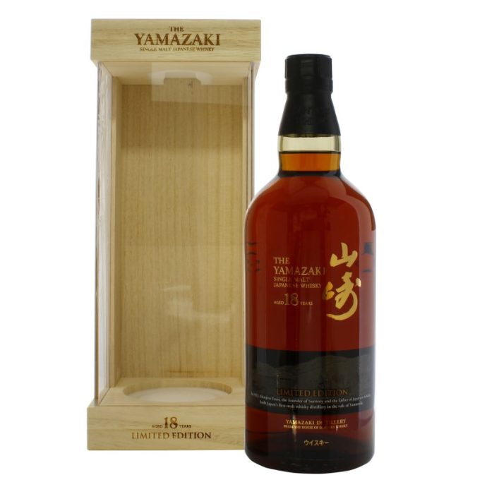The Yamazaki 18 Year Old Limited Edition Single Malt Japanese Whisky 70cl