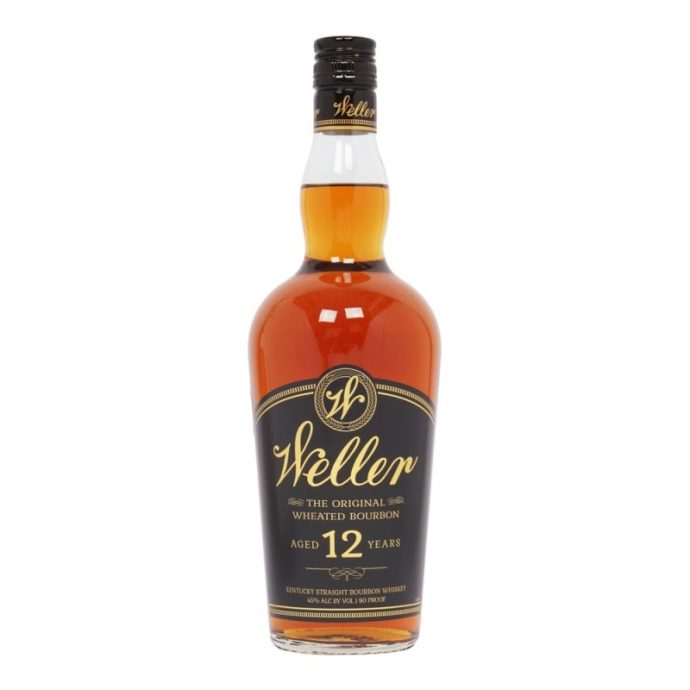 W L Weller 12 Year Old Wheated Kentucky Straight Bourbon Whisky 75cl