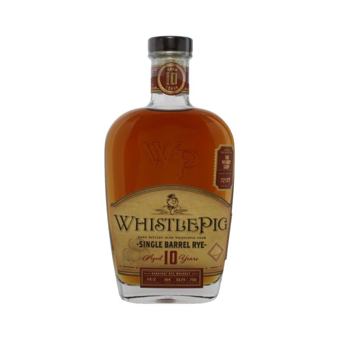 Whistlepig 10 Year Old #72177 Single Barrel Straight Rye Whisky 75cl