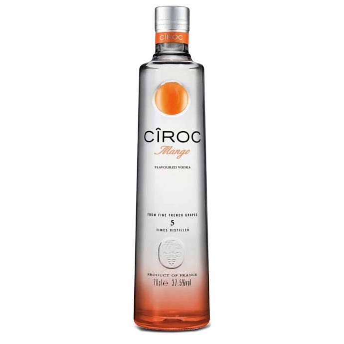 Ciroc Mango Vodka 70cl 37.5% ABV