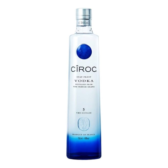 Ciroc Snap Frost Vodka 70cl 40% ABV Ciroc Snap Frost Vodka 70cl 40% ABV