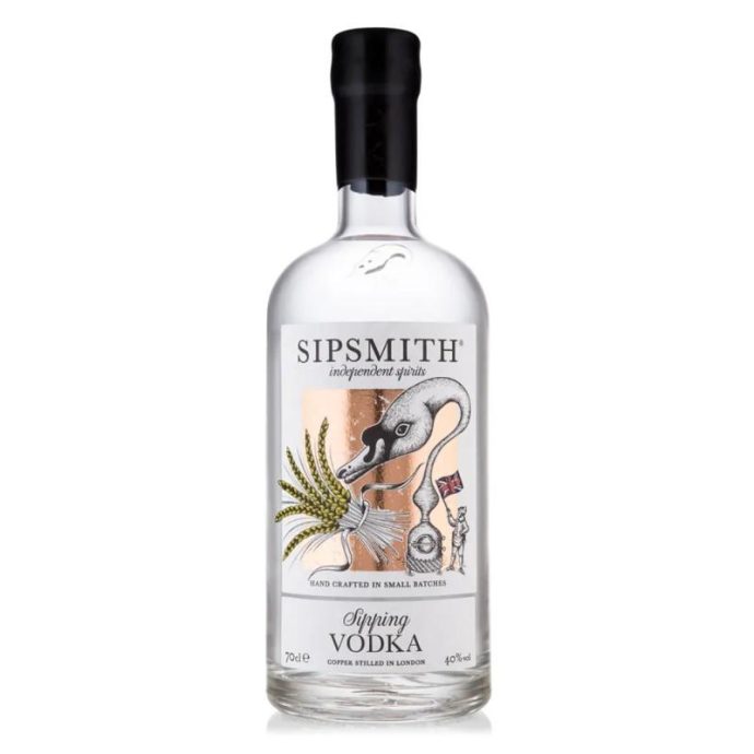 Sipsmith Sipping Vodka 70cl 40% ABV