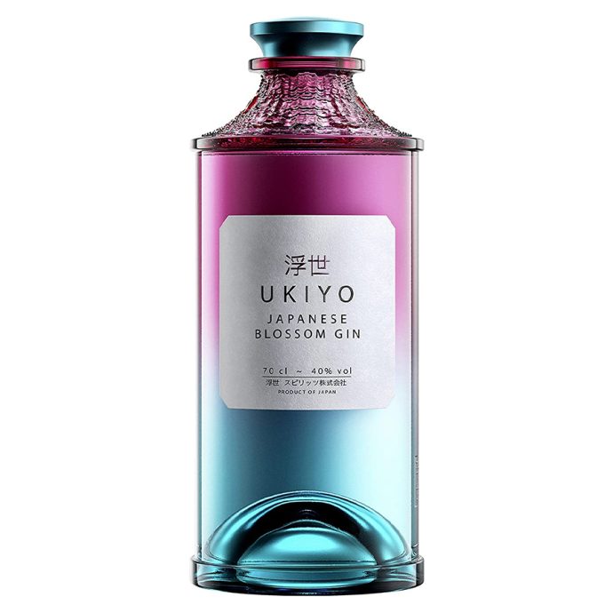 Ukiyo Japanese Blossom Gin 70cl 40% ABV