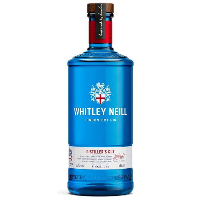 Whitley Neill Distillers Cut Dry Gin 70cl 43% ABV Whitley Neill Distillers Cut Dry Gin 70cl 43% ABV
