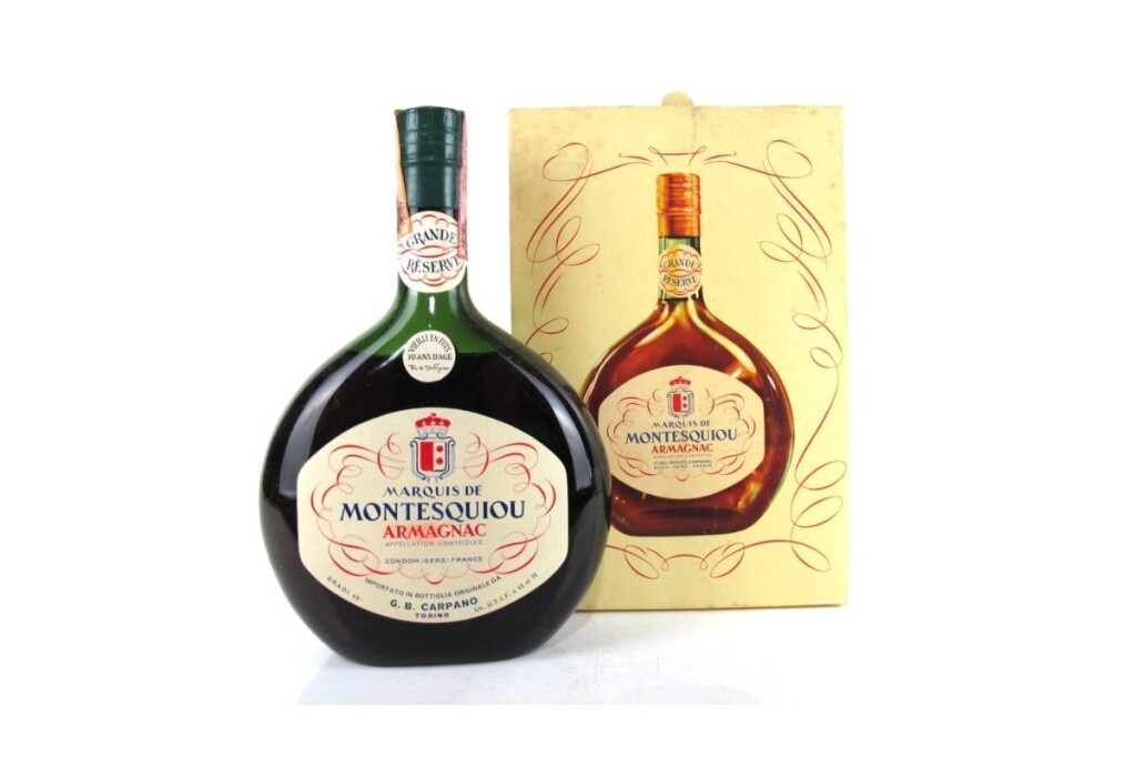 Marquis De Montesquiou 10 Year Old Grande Reserve Armagnac 1960s Bottling 75cl 42% ABV