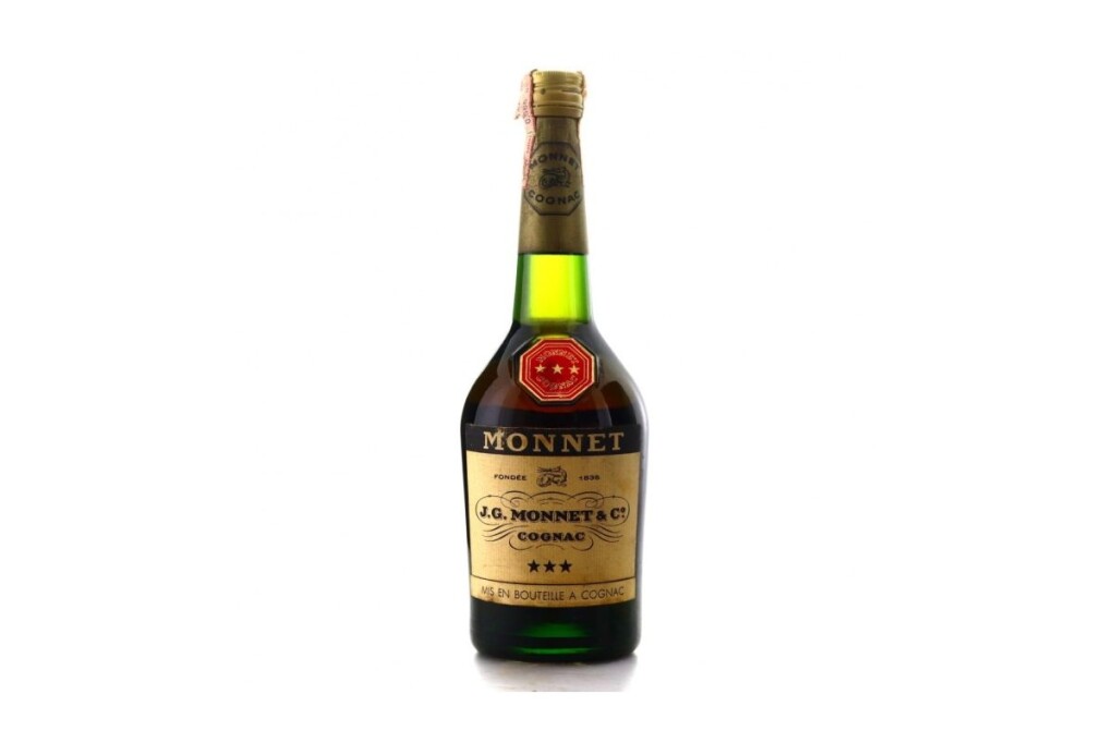 Monnet 3 Star Cognac 1960s Bottling 75cl 40% ABV