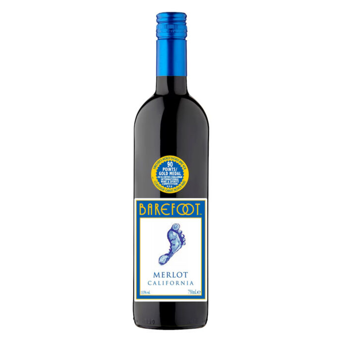 Barefoot Merlot Red Wine 75cl 13.5% ABV Barefoot Merlot Red Wine 75cl 13.5% ABV