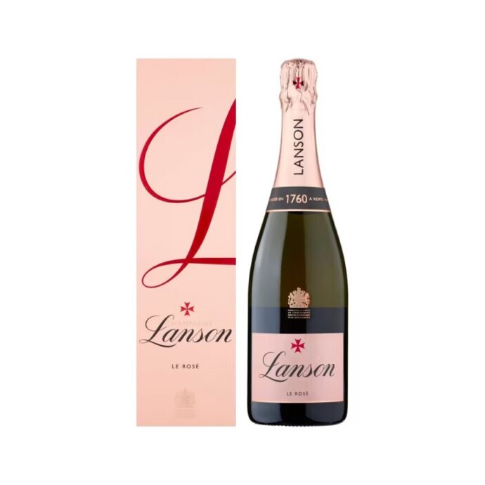 Lanson Le Rosé Brut Champagne 75cl 12.5% ABV