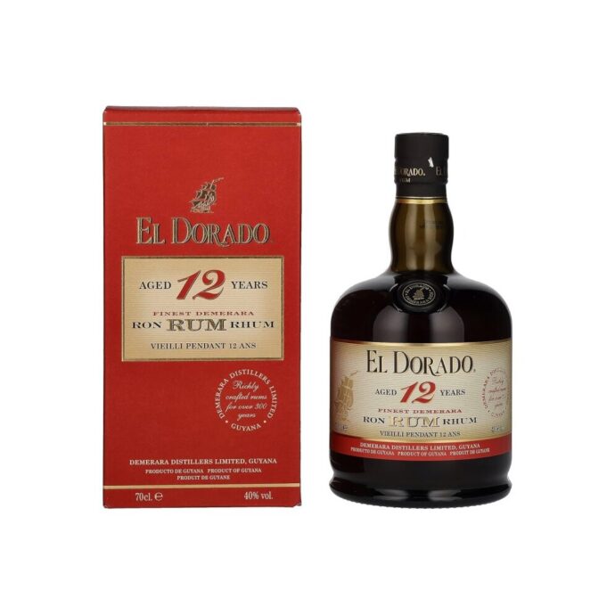 El Dorado 12 Year Old Finest Demerara Rum 70cl 40% ABV