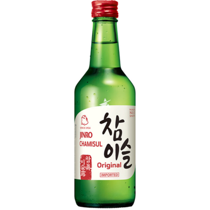 Jinro Original Chamisul Soju 350ml 20.1% ABV Jinro Original Chamisul Soju 350ml 20.1% ABV