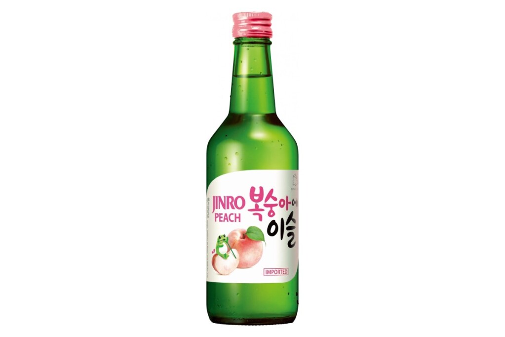 Jinro Peach Soju 350ml 13% ABV