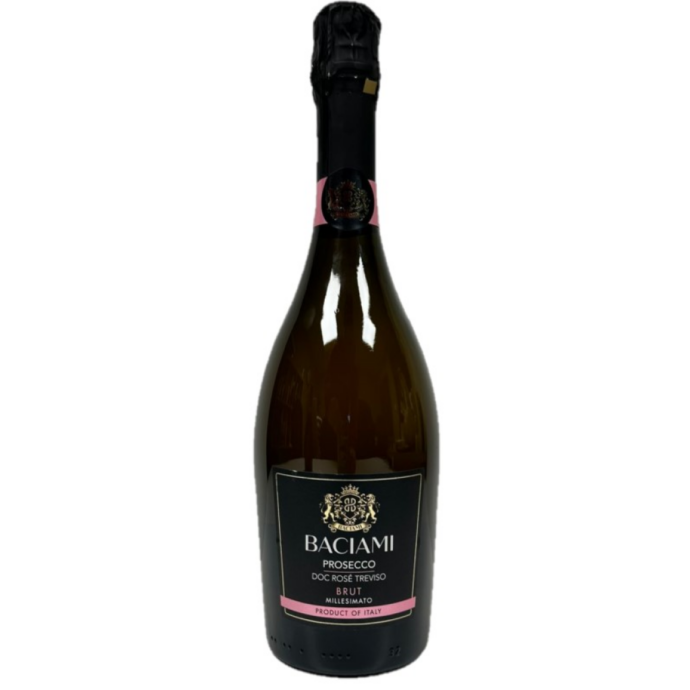 Baciami Prosecco Rosé D.O.C. Treviso Brut Millesimato 75cl 11% ABV