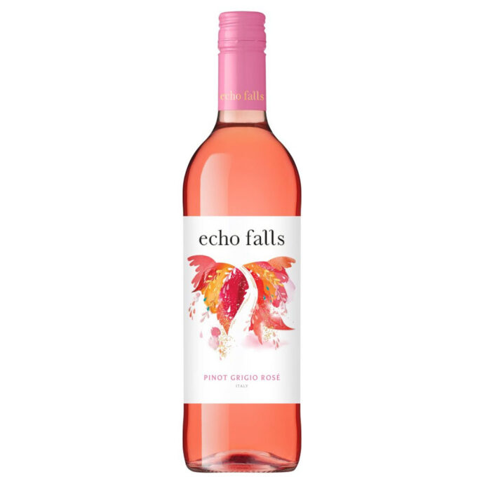 Echo Falls Pinot Grigio Rose Wine 75cl 11% ABV