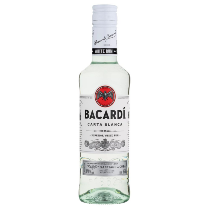 Bacardi Carta Blanca Rum 35cl 37.5% ABV