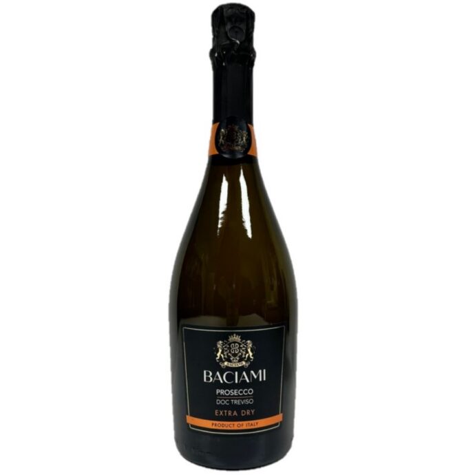 Baciami Prosecco D.O.C Treviso Spumante Extra Dry 75cl 11% ABV