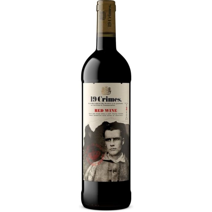 19 Crimes Red Wine 75cl 13.5% ABV