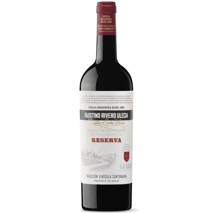 Faustino Rivero Ulecia Utiel Requena Reserva Wine 75cl 13% ABV Faustino Rivero Ulecia Utiel Requena Reserva Wine 75cl 13% ABV
