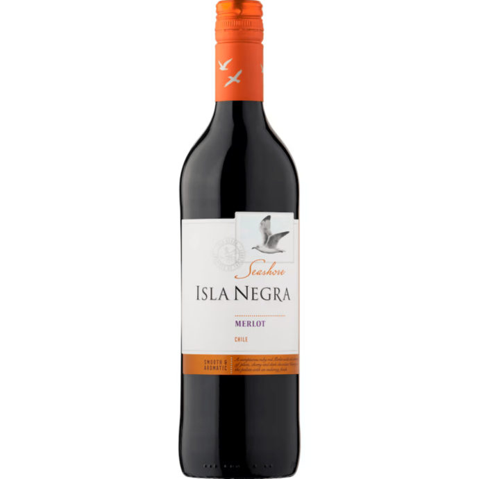 Isla Negra Merlot Red Wine 75cl 10.5% ABV Isla Negra Merlot Red Wine 75cl 10.5% ABV