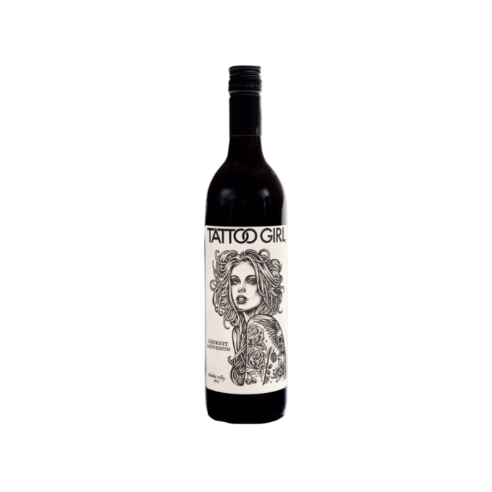 Tattoo Girl Cabernet Sauvignon Red Wine 75cl 14% ABV