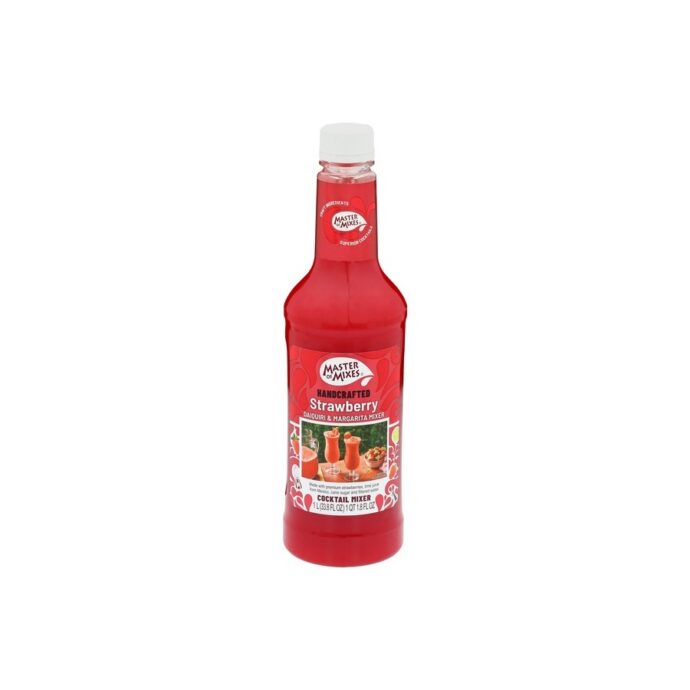 Master of Mixes Strawberry Daiquiry & Margarita Mixer 1 Litre 0% ABV Master of Mixes Strawberry Daiquiry & Margarita Mixer 1 Litre 0% ABV