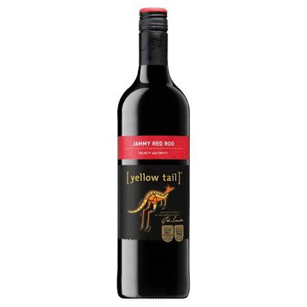 Yellow Tail Jammy Red Roo Wine 75cl